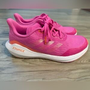 Adidas Bounce Primegreen Sneakers Pink Women's Size 5.5